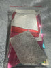 Light Grey Fish Scale Leather Pieces with 1 x free metallic and shimmer pack