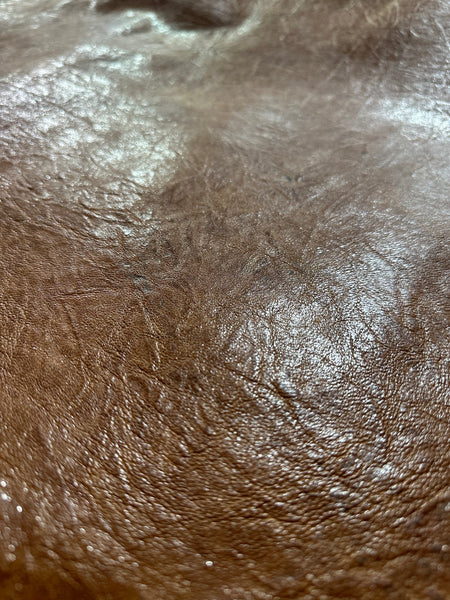 Shimmery brown Kidskin
