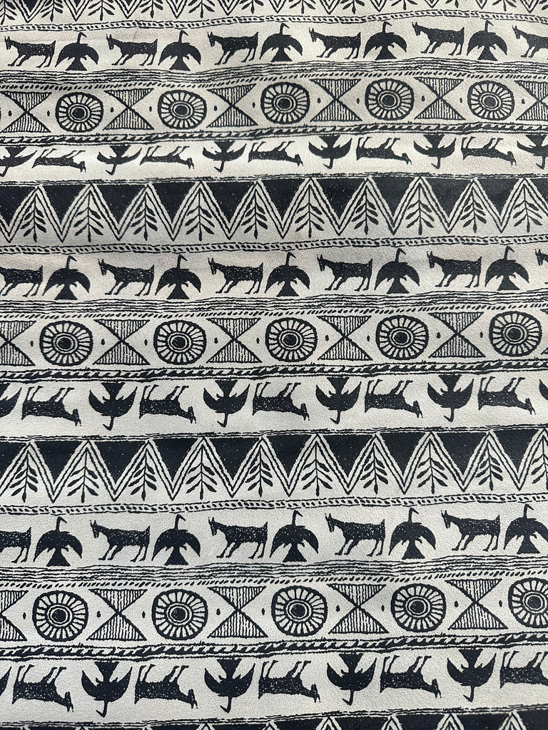 Aztec Patterned Leather