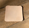 Leather Coaster Blank- Set of 6 -FREE SHIPPING