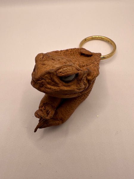 Cane Toad Head Key Fobs