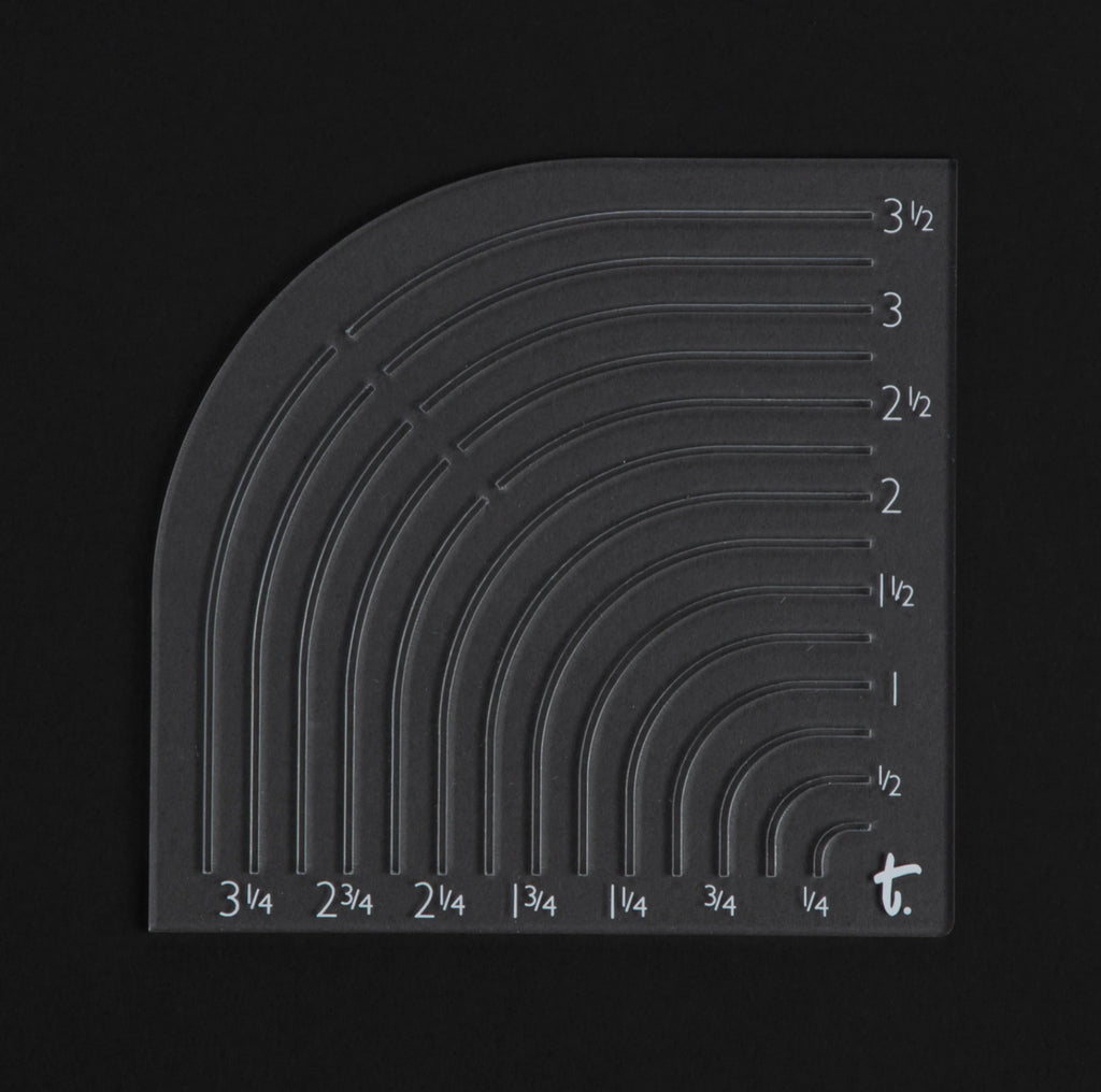 Radius Acrylic Template