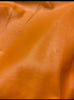 Orange Lamb Nappa - ON SPECIAL DUE TO HOLES AND MARKS