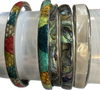 Stainless Steel Paua Shell & Snakeskin Bracelets!
