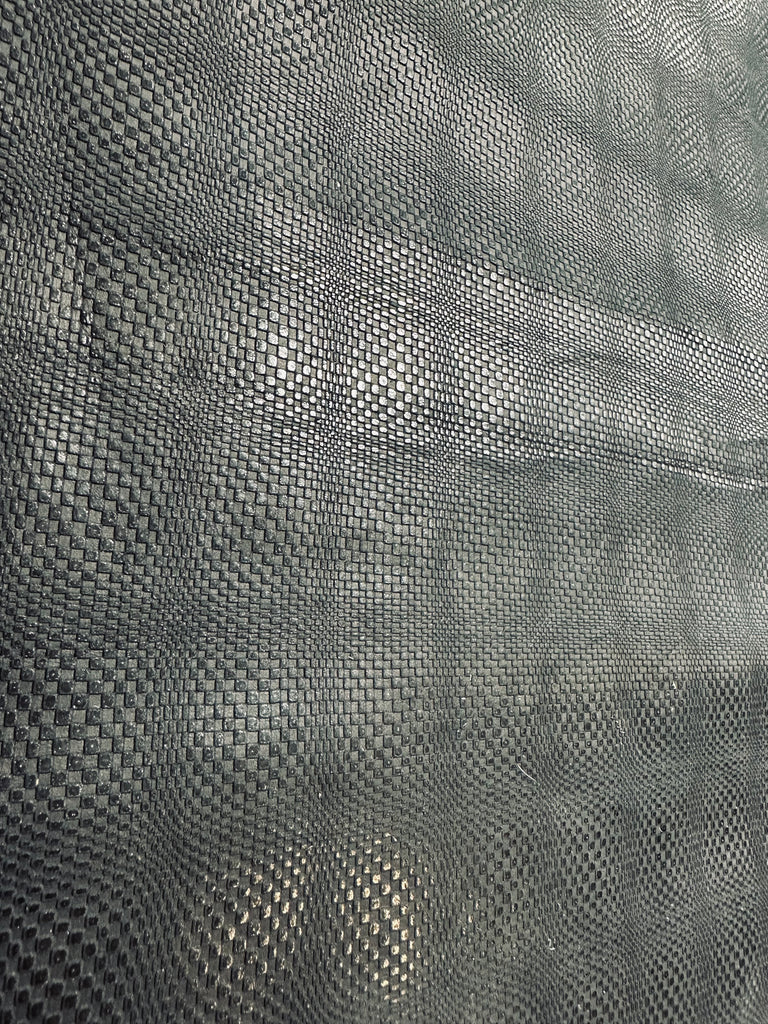 Spotted Black Leather pieces
