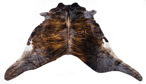 Brindle Dark Cow Hide Rug - FREE SHIPPING