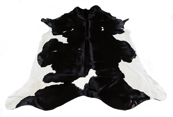 Friesian Black Cow Hide Rug - FREE SHIPPING