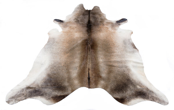 Silver Beige Cow Hide Rug - FREE SHIPPING