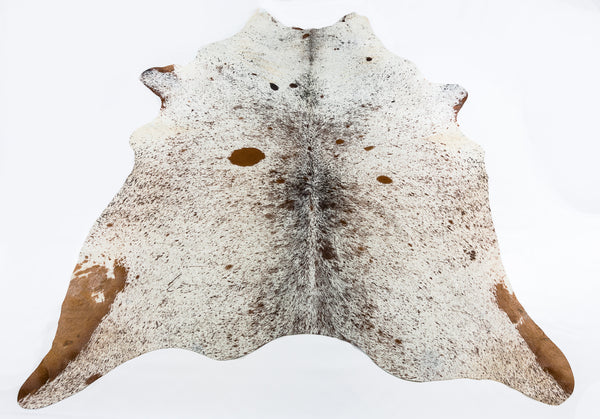 Speckled Brown Light Cow Hide Rug - FREE SHIPPING