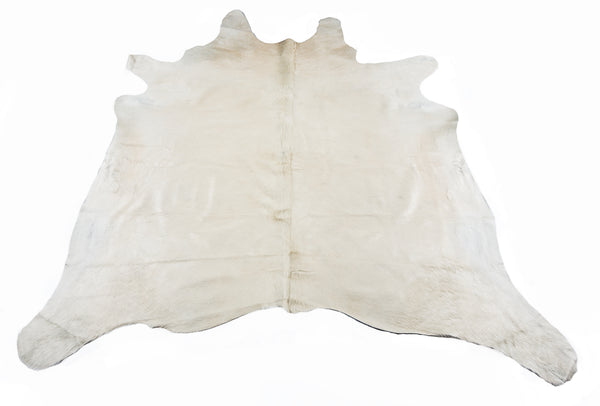 White Cow Hide Rug - FREE SHIPPING