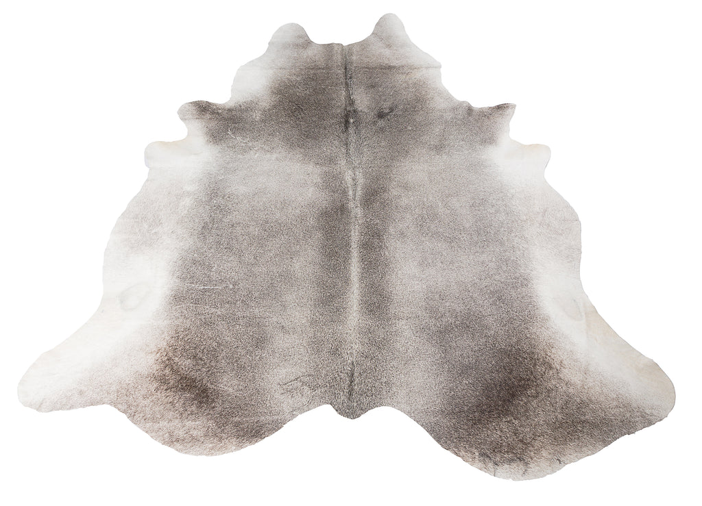 Silver Grey Dark Cow Hide Rug - FREE SHIPPING