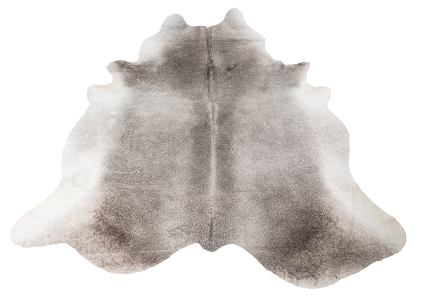 Silver Grey Dark Cow Hide Rug - FREE SHIPPING