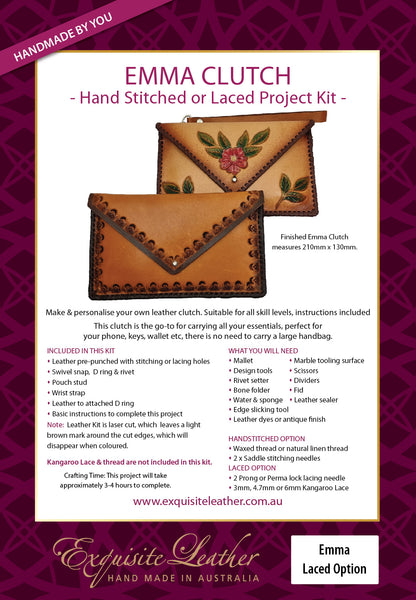 Emma Urban Leather Clutch main image 0