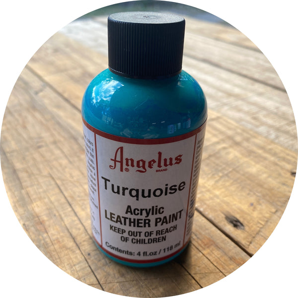 Angelus acrylic leather paint 118ml bottles East Coast Leather