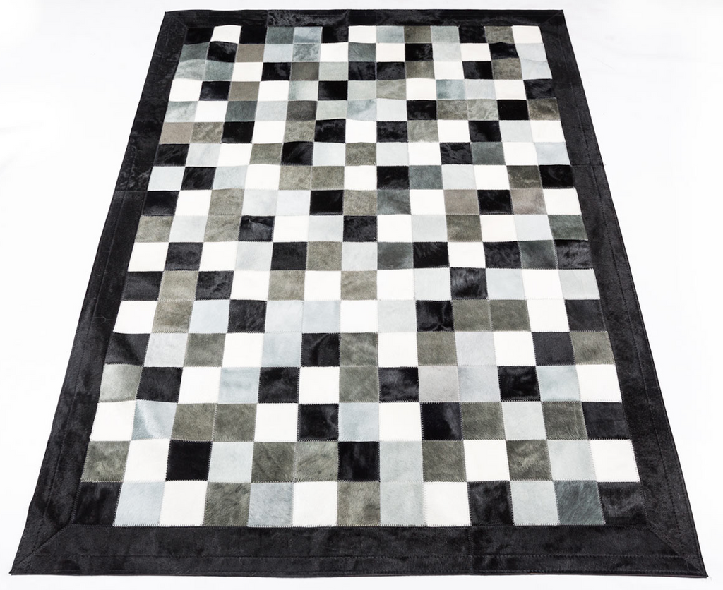 Grigio Patchwork Rug - FREE SHIPPING