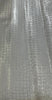 White and silver scale print foil - cowhide