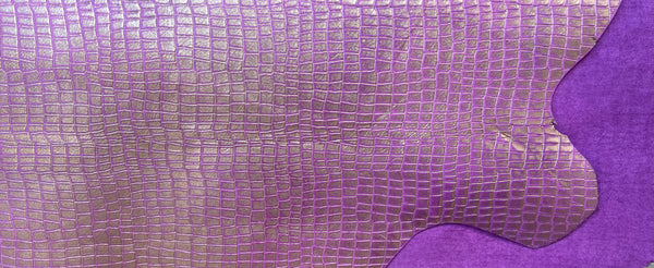 Pebble Design Cowhide - Purple