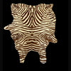 Zebra Print Cowhide Rug - SPECIAL -ONLY 2 AVAILABLE!!