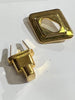 Brass Magnetic Bag Clasp