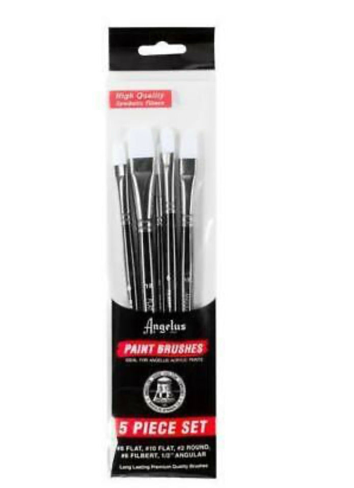 Angelus Paint Brush - set of five