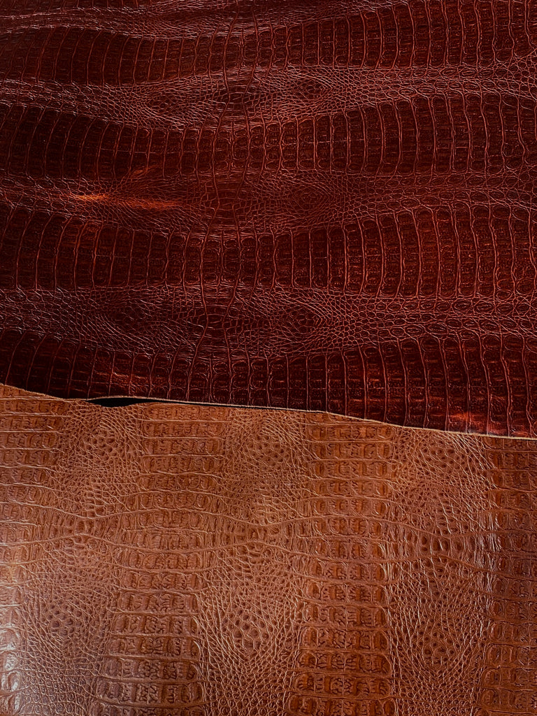 Italian Croc Embossed Double Shoulder - LIMITED STOCK – East Coast Leather