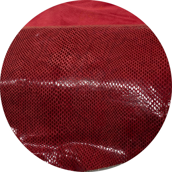 Fantasy Red Patent Snake Skin Print - ON SALE!!