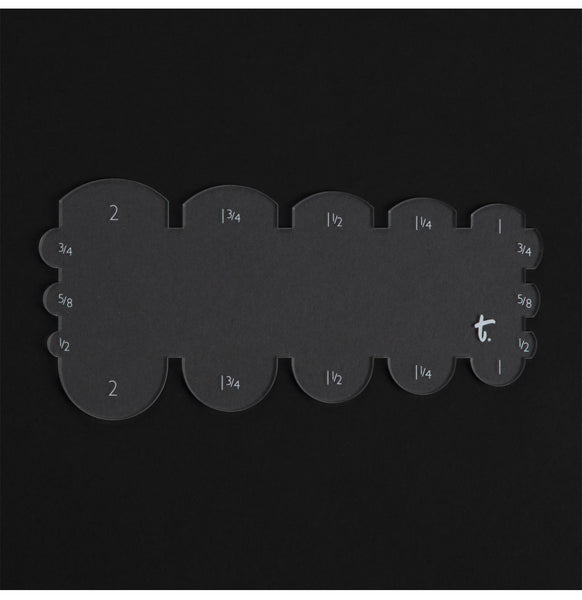 Rounded Belt End Acrylic Template