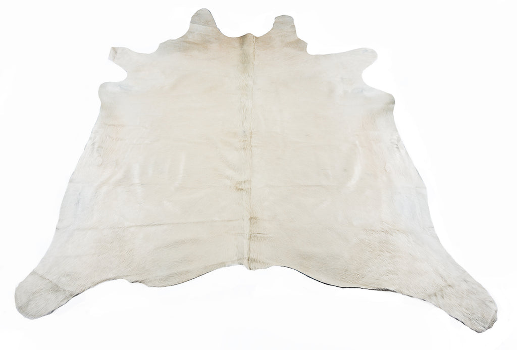White  Cow Hide  Rug - FREE SHIPPING