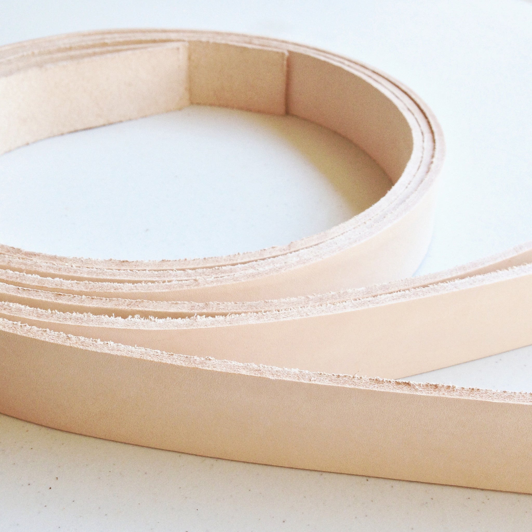 Natural Veg Leather Belt Blanks East Coast Leather