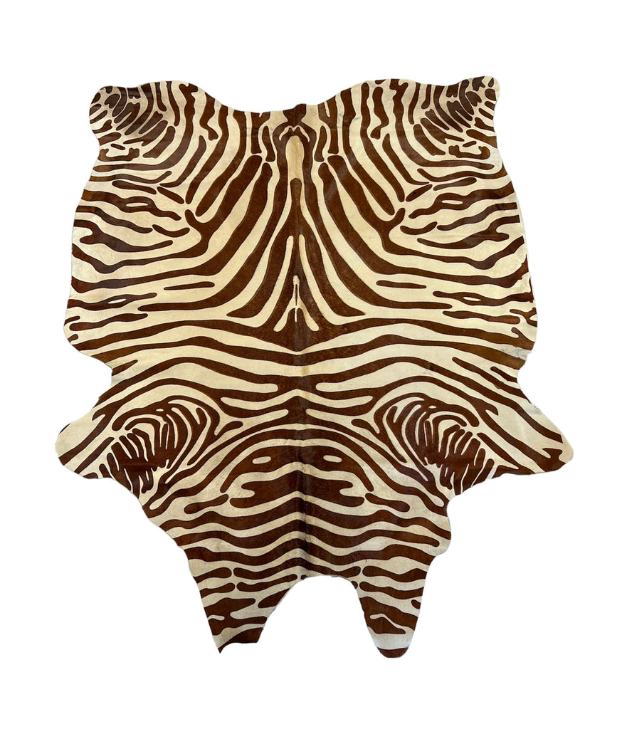 Zebra Print Cowhide Rug - SPECIAL -ONLY 2 AVAILABLE!!