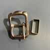 Crown buckle with roller & keeper